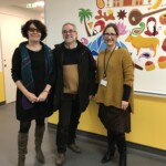 Visite de la neuropédiatrie à Rothschild et du Dr Dorison le 23 février 2018 : A.M. Lucas, M. Lévêque, Dr Dorison