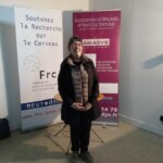 S. Jeannot, déléguée Gironde, à la conférence Neurosciences de Bordeaux