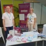 Bernard Jurvillier et Danièle Picco au stand AMADYS du 31ème congrès de l'ANLLF, Rennes, 27/09/2018