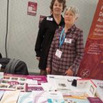 Marie-Anne Lucas et Danièle Montfort au congrès des médecins généralistes (CMGF) à Paris le 4/04/2019
